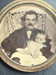 RARE Victorian Post Mortem Mourning Hair Pocket Watch Victorian