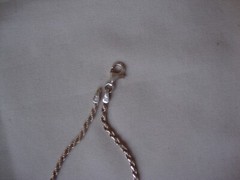 VINTAGE 1980s STERLING SILVER STAMPED 925 ITALY 2MM WIDE WHEAT CHAIN 7″ BRACELET