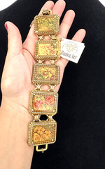 MAXIMAL ART John Wind Floral Bouquets Spring Sparkle Collection Bracelet Vintage