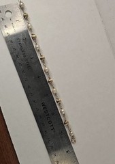 Vintage 14k Yellow Gold and Pearls Fluted Bead Bracelet See Description
