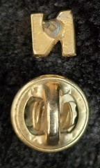 B.A. Ballou & Co., indicated by the “BALLOU REG’D” Letter “N” lapel pin VINTAGE