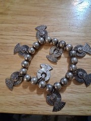 Vintage Bangle Cuff Beaded Bracelet Lot Of 19 Pcs Free Shipping See Description