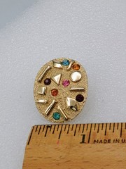 Vintage 1950s (1959) Signed Sarah Coventry SULTANA High Fashion Clip On Earrings