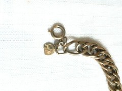 Vintage Gold Tone Chain Bracelet 7 Inches Signed Judy Lee – As Pictured -VM203