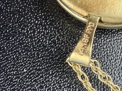 PPC Princess Pride Creations 1/20 14k Gold Filled St. Mary Locket Photo Pendant
