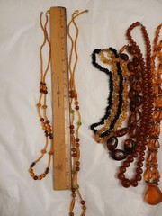 Amber Jewelry Lot Reconstituted & Baltic Amber Mixed Lot READ Descrip