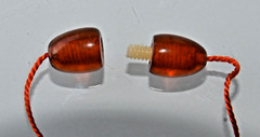 ✅1970y RUSSIAN SOVIET BALTIC GOLD SAN AMBER TWIST CLASP NECKLACE 老琥珀 BEADS STONE