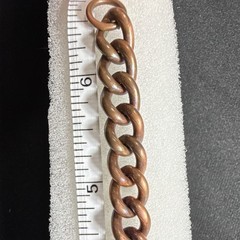 Vintage Handmade Solid Copper Bracelet & Adjustable Copper Ring Set