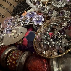 Vintage to Now Jewelry Lot, All Wearable Untested. No Broken. Box C3