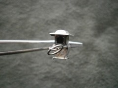 Chinese Sedan Chair Vtg Chinese Export Sterling Silver Charm Pendant 1.1g