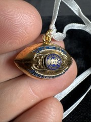 ✨Vintage Football Charm Yellow Gold 1/10 10K 1968 Western High Champions