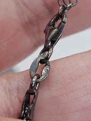 Vintage Sterling Silver Knotted Rope Chain Necklace