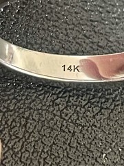 Gorgeous 14KT White Gold 4.00CT Mexican Opal & 1.00CTW Diamond Ring. S 6.5(FL419