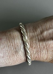 Vintage Sterling Silver Cuff Bracelet 6” Small 24 Grams Classic Design
