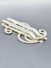 BIRKS Sterling Silver Money Clip Vintage Mid-Century Collectible Rare Find