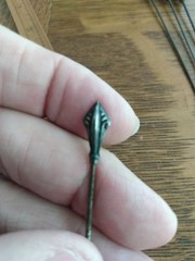 Lot Of 7 Antique Sterling Silver Assorted Hat Stick Pins