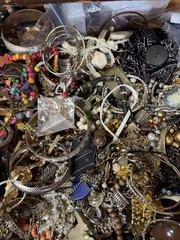Jewelry Craft Lot Most Wearable Assorted Vintage To Now Small Flat Rate Box
