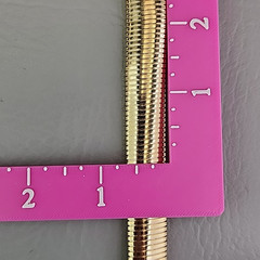 Vintage Omega Bow Necklace Chunky Ribbon Wide 16.5″