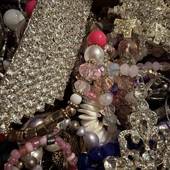 Vintage to Now Jewelry Lot, All Wearable Untested. No Broken. Box A8