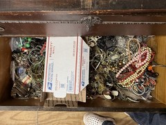Jewelry Craft Lot Most Wearable Assorted Vintage To Now Small Flat Rate Box