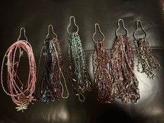 Vintage BOHO Lot 80+ Seed Bead Necklaces & Ankle Bracelets Ideal For Resellers