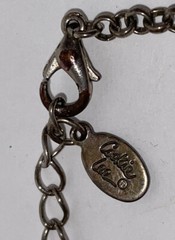 Vintage Carol Lee Charm Costume Jewelry necklace Pearls Flowers & Butterflies