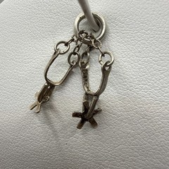 Vintage Sterling Silver 3D Moveable Articulated Western Rider Spur Charm