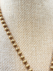 Vtg. Avon Gold Tone Faux Turquoise Lariat Bolo Necklace Adjustable Tassels 38″