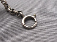 Vintage STERLING TANKARD CHARM on CHAIN-Working Lid