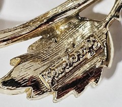 Vintage Coro Jewelcraft LARGE Sunflower Brooch 3.75 Inches