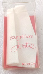 1980s Revlon Jontue Lucite Art Nouveau Hibiscus Flower Perfume Promo New NOS MIB