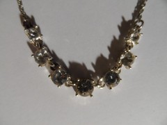 Vintage Rhinestone Necklace 17″ to 20″