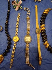 Vintage Jewelry. Monet, Napier, Coro, Givenchy, Joan Rivers, Ora, Bulova, Etc