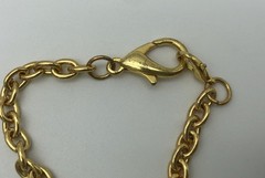 Vintage Juicy Couture Gold Tone Snowflake Champagne Bottle Bag Charm Bracelet