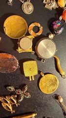 Vintage Assorted Mixed Media Jewelry Pendant Lot