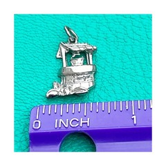 Wishing Well Sterling Silver? Charm Valentines Anniversary Wedding Vintage
