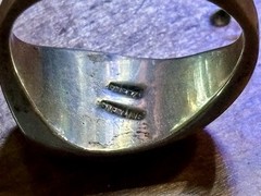 Vintage Bill Fretz STERLING & Onyx Men’s Ring Size 11.25 Modernist / Unisex