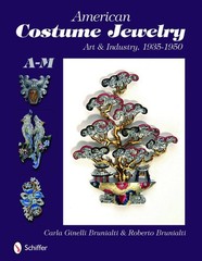 Vintage American Costume Jewelry Guide V1 Makers A-M 1935-50 Rhinestones & More