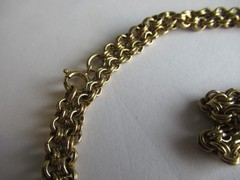 Vintage 60’s gold tone chain Necklace 24 inch