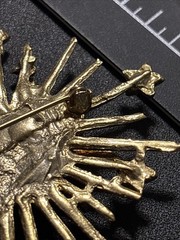 Large Starburst Angel Cherub Brooch