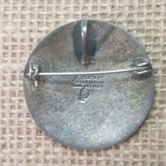 Antique Mayan Sterling Pendant/Brooch Gaud. Jal. Mex. (.925) Plata 8.8g.