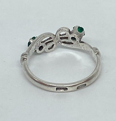 Rings Silver 925 Size 6.5 . Weight 2.0 g. Soviet Vintage Jewelry USSR
