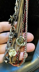 Juicy Couture Vintage Victorian Look Longer Layered Necklace W/details!!!!