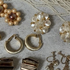 Vintage Jewelry Lot Pearl Bead Feminine Romantic Mixed Wearable Assortment