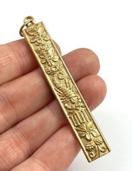 Vintage Scorpio Pendant Scorpion Zodiac Charm Sign Jewelry Vintage Brass