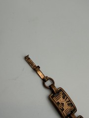 Copper Thunderbird Vintage Panel Bracelet Southwest Native