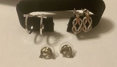 A Lot Of 3 Sets Of Vintage Post Style Earrings