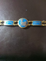 Vintage 1960’s Mexico Turquoise And Mixed Metals Possibly Mixed With Silver