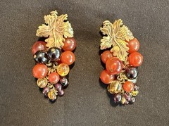 Stephen Dweck 1980’s earrings 925 Stamp with Carnelian Stone