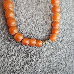 Amber necklace, Stone Beads Vintage USSR Baltic. Kaliningrad. jewelry amber
